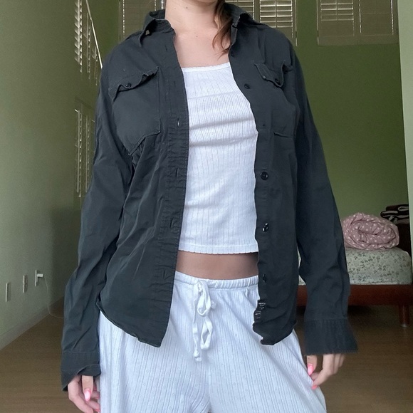 RRL Black button down shirt in XS - Picture 2 of 3